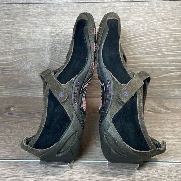 Merrell Circuit MJ Black Taupe Women’s Sz 6.5 Slip On Hiking Mary Jane Shoes - Picture 10 of 11